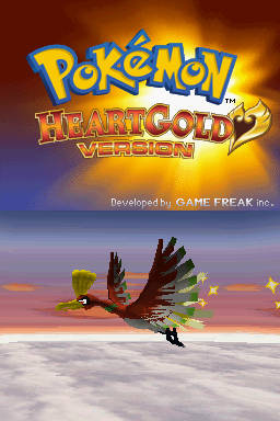Pokemon HeartGold Version Title Screen